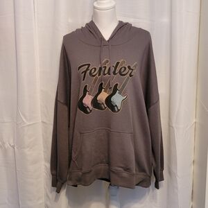 NEW! Fender Relaxed Fit Hoodie